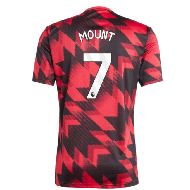 Football Man Utd Pre Match Shirt Red Mount #7 Ultra Comfort Match ...
