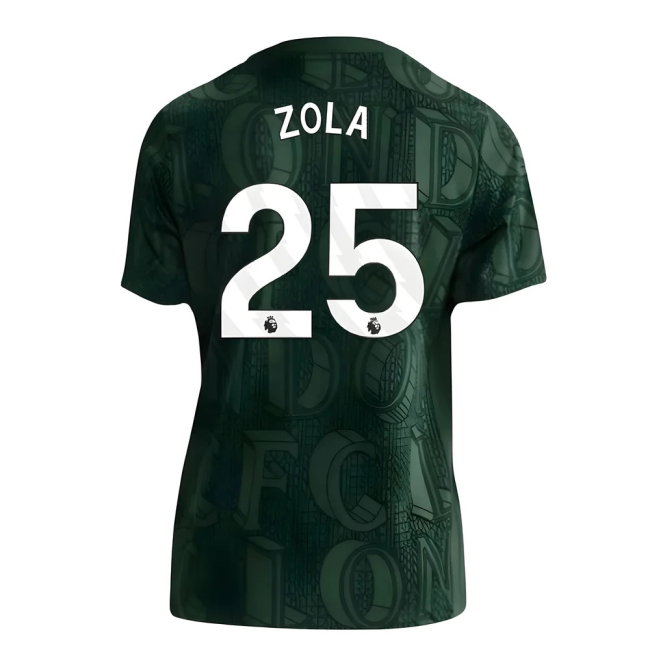 2025-2026 Chelsea Pre Match Shirt (Green) - Kids (Zola 25)