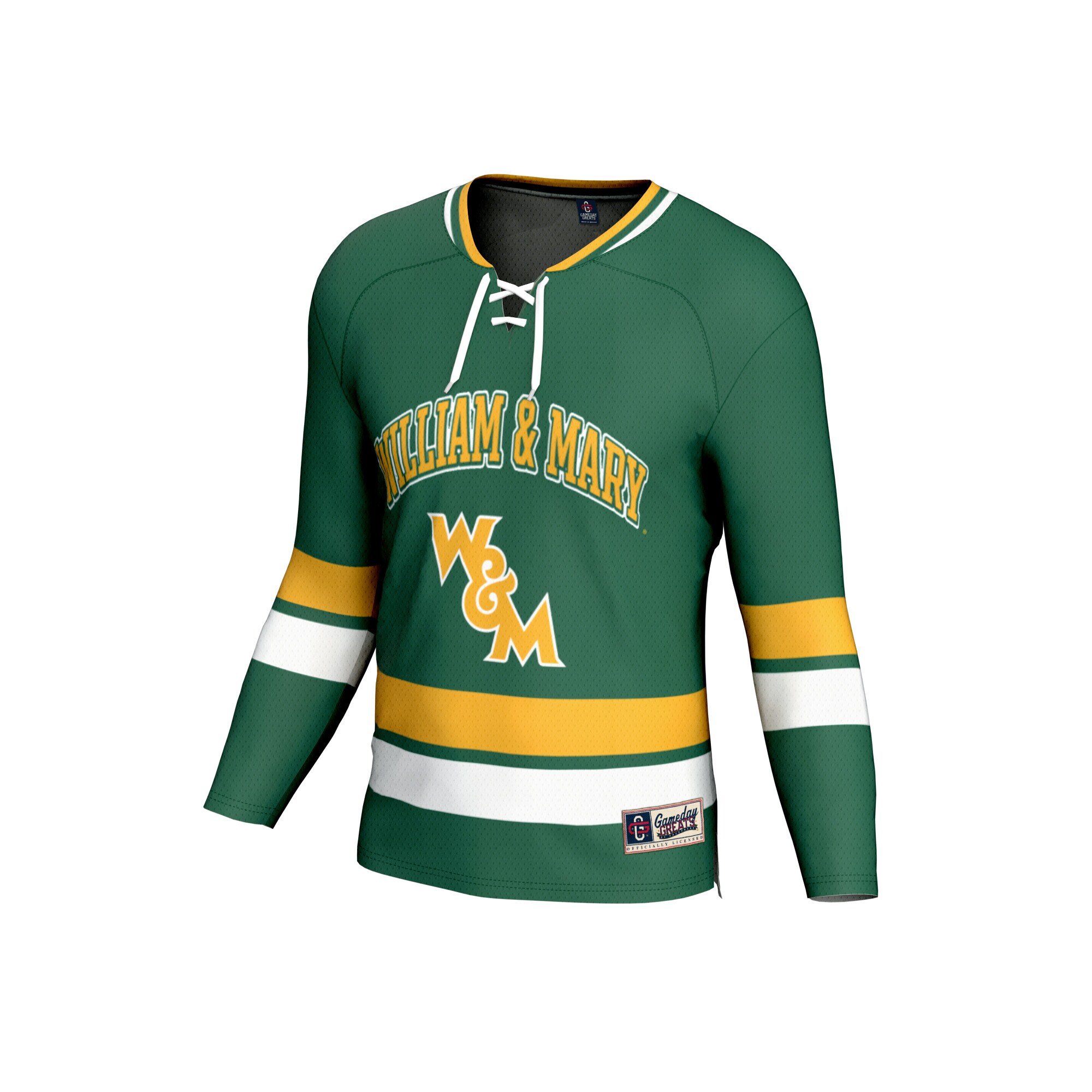 [DDG] William & Mary Tribe GameDay Greats Hockey Jersey - Green