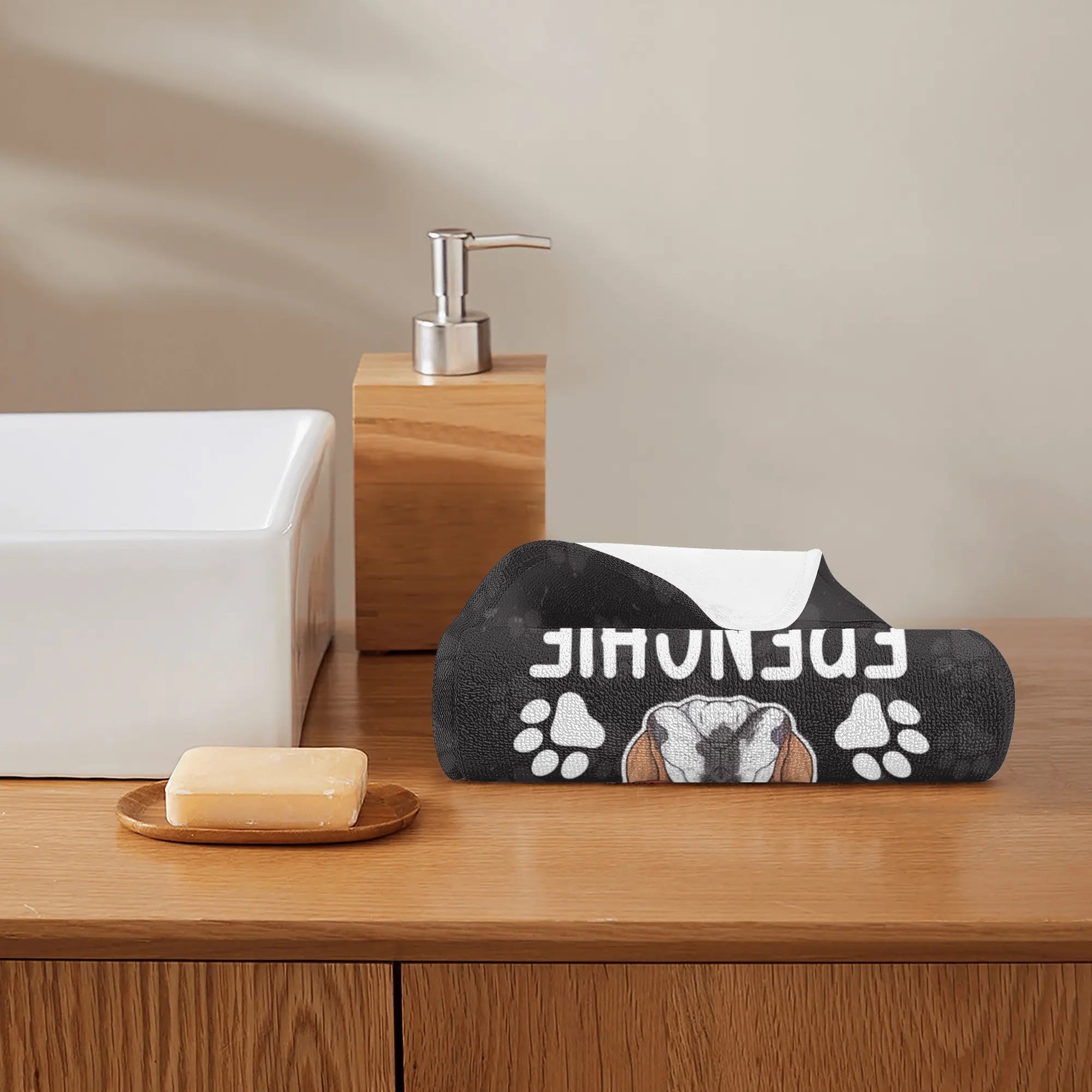 Brie - Warm Towel For Frenchie Lovers Indoor Use | Comfort Fit