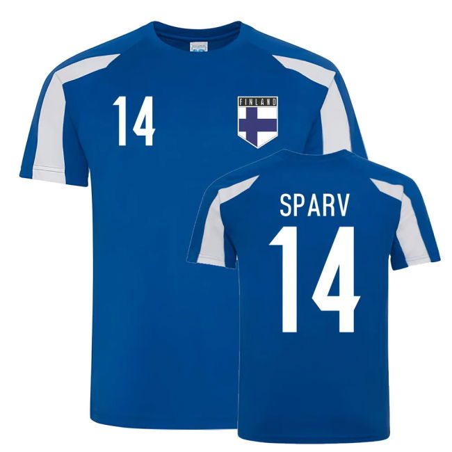 Premium Tim Sparv Finland Euro Player Jersey Football Breathable
