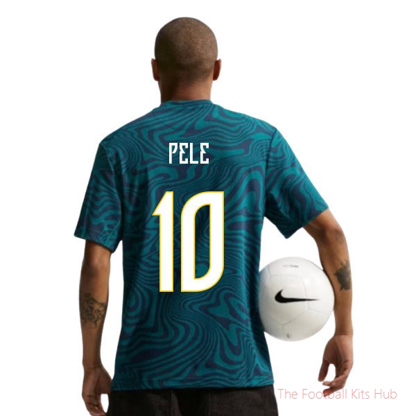 2026-2027 Brazil Primary Dri-Fit Shirt (Geode Teal) (Pele 10)