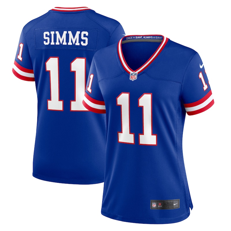 None Phil Simms NY Giants Game-Ready Fan Favorite Football Apparel
