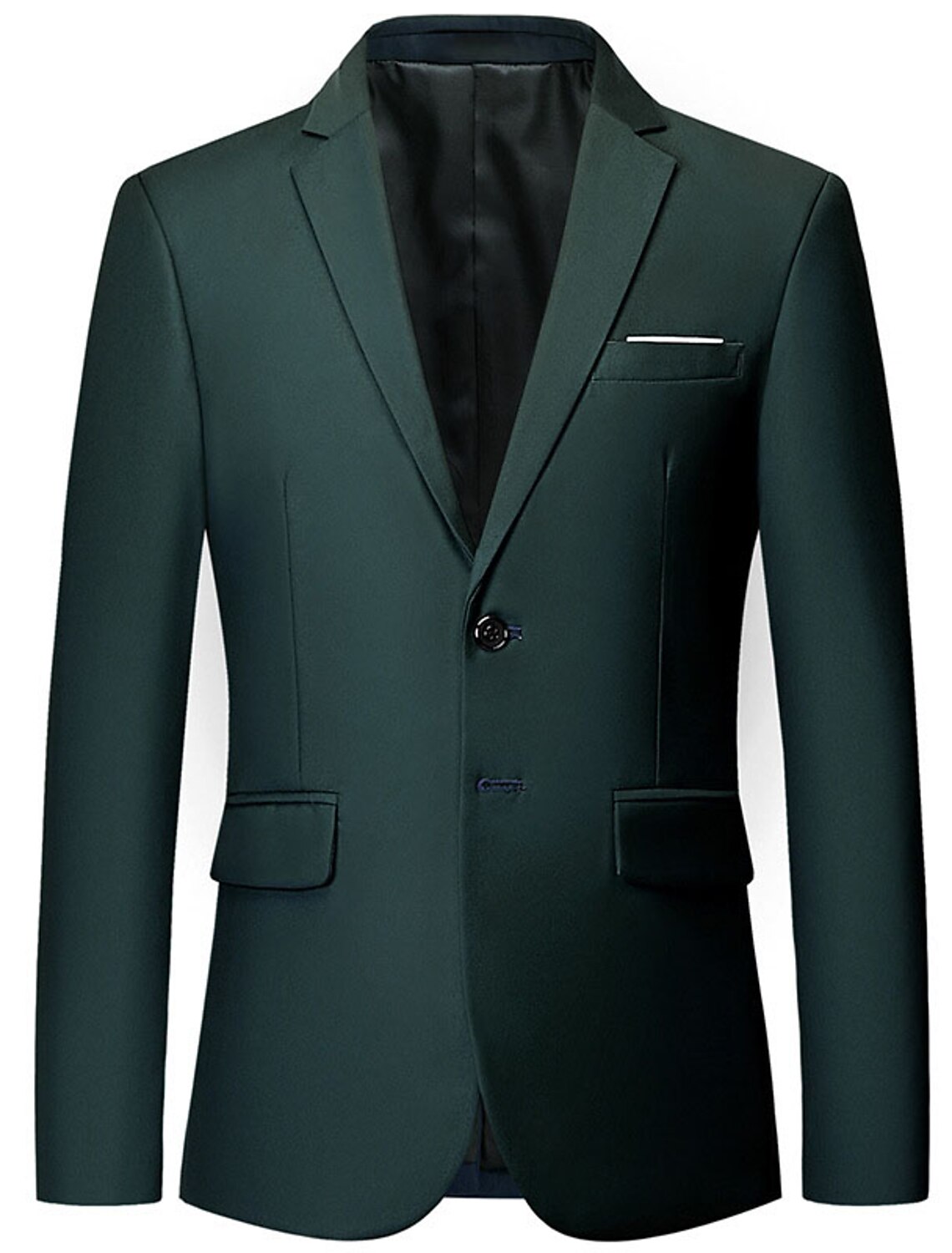 Men's Jacket Blazer Wedding Business Outdoor Pocket Spring Fall Plain