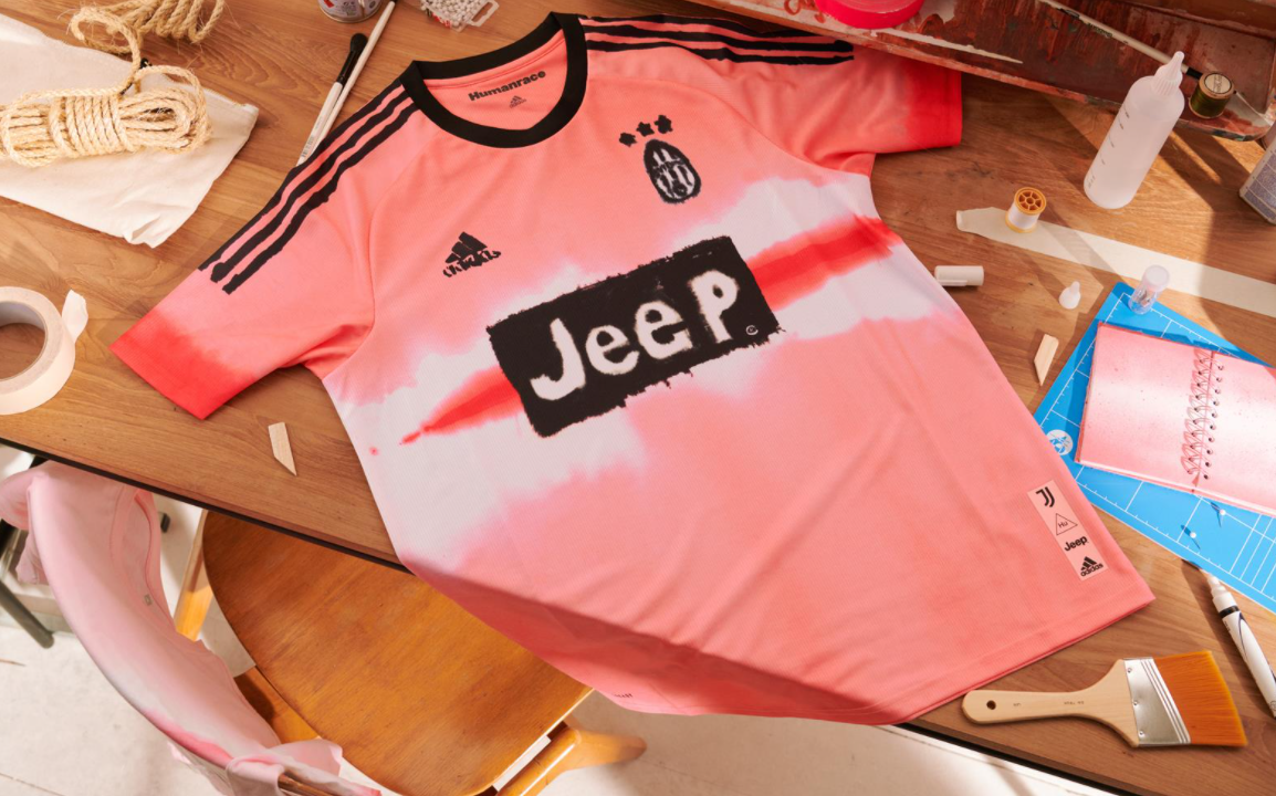 20-21 JUVENTUS HUMAN RACE PINK SOCCER JERSEY SHIRT - Official Replica