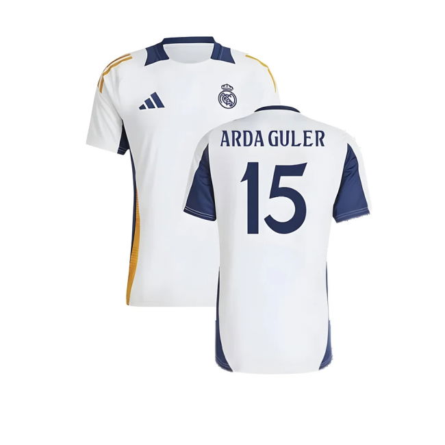 2024-2025 Real Madrid Training Shirt (White) (Arda Guler 15) - Stad...