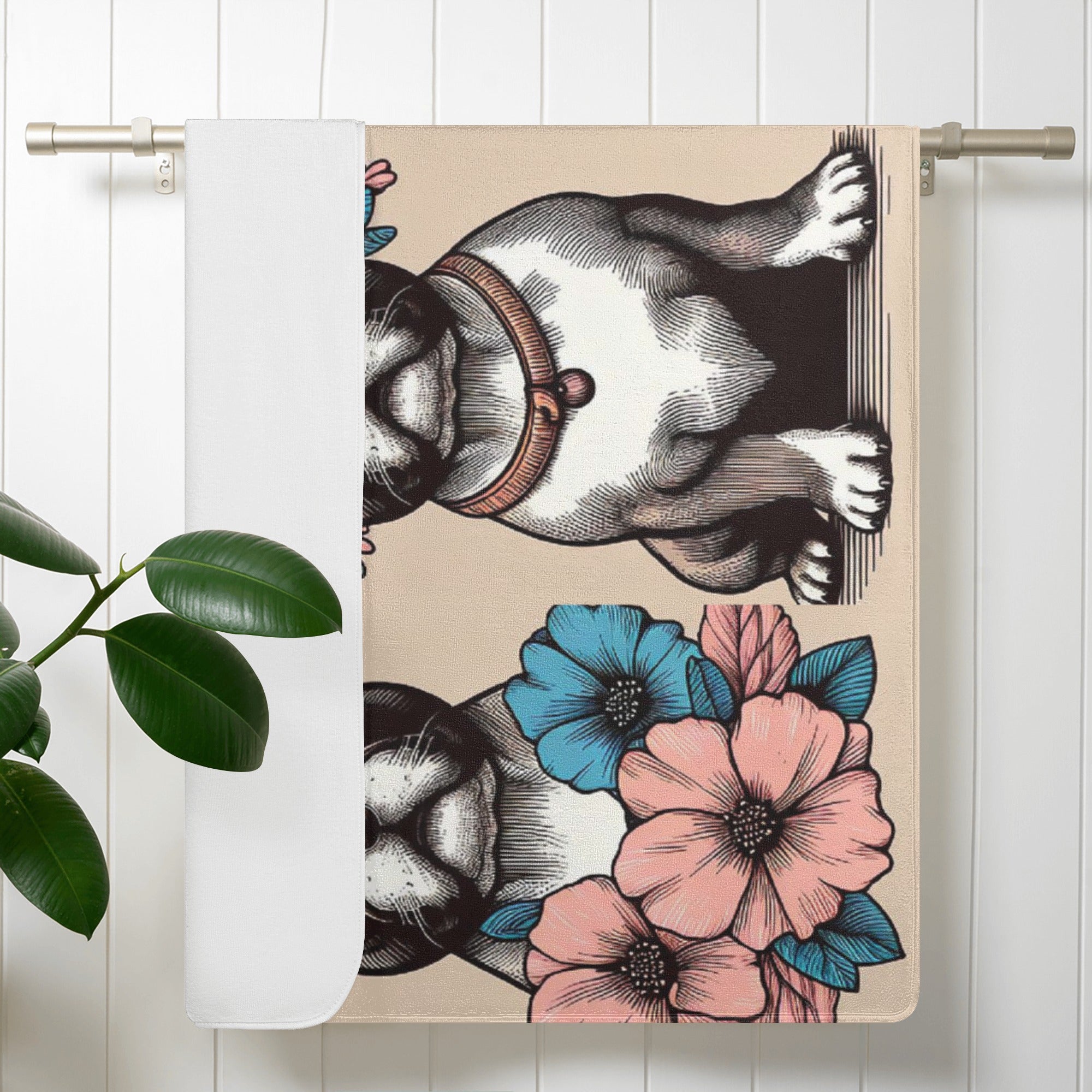 Cozy Trendy Everyday Ivy - Bath Towel for Home Use for Daily Use Stylish