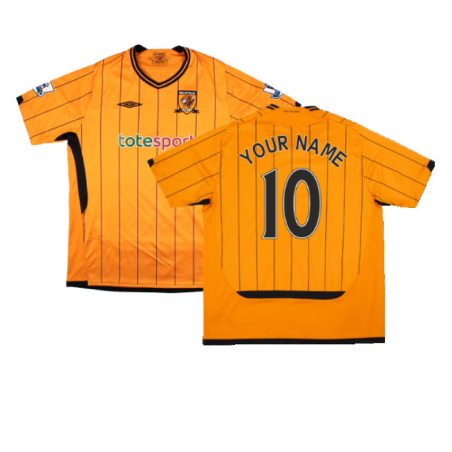 Hull City 2009-10 Home Shirt ((Excellent) XL) (Your Name)