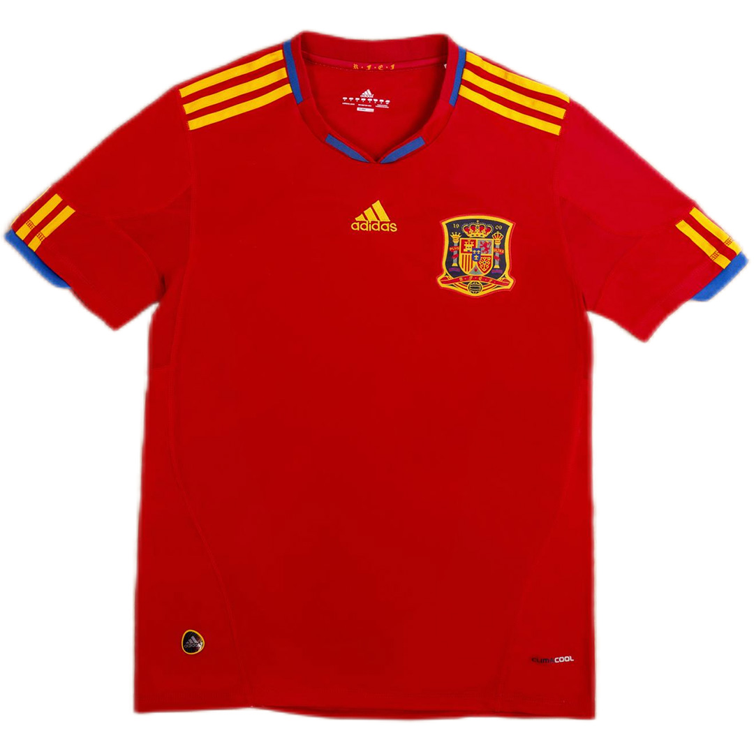 Licensed Performance Driven Retro Spain 2010 Home Jersey Shirt