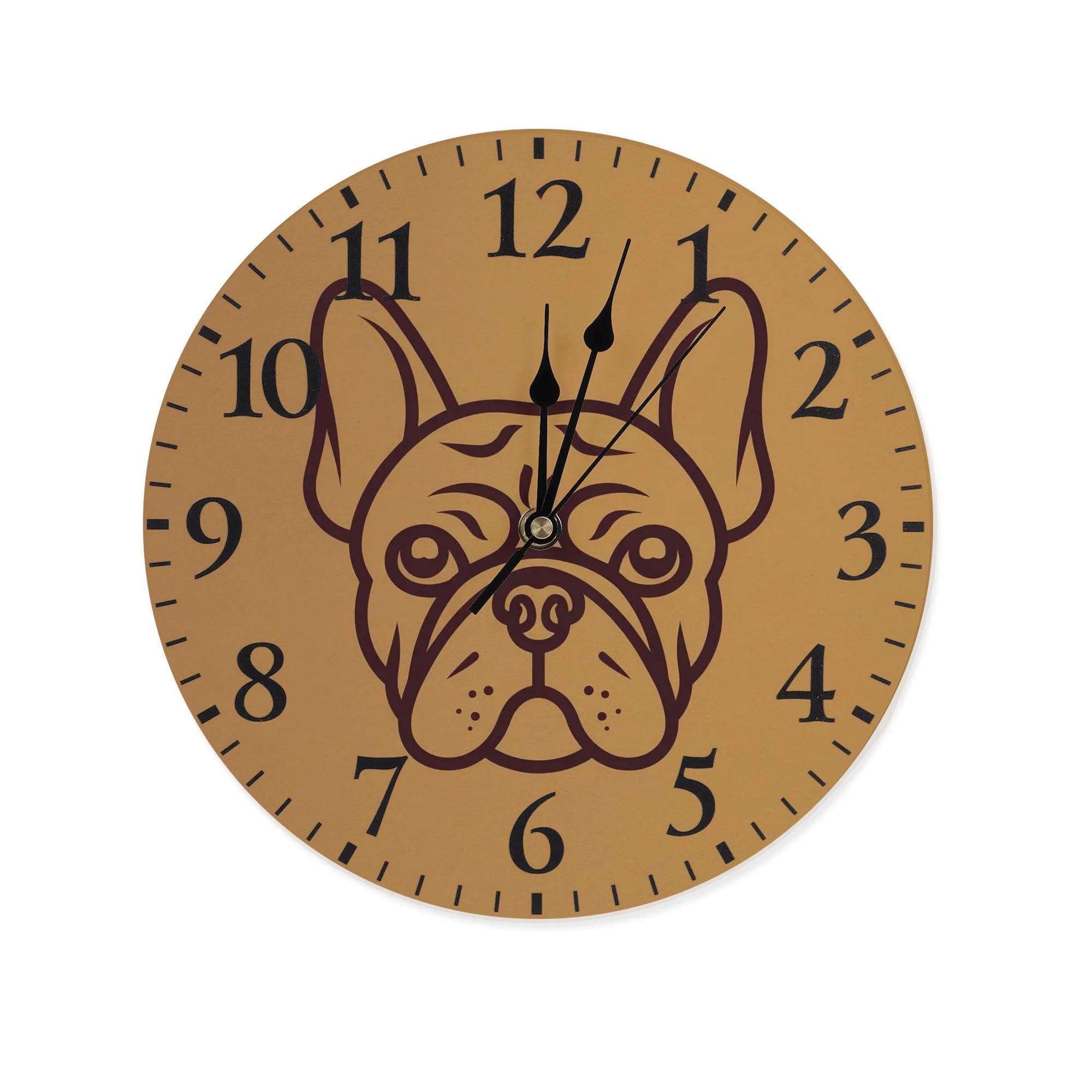 Everyday Premium Paisley - Frameless Wall Clock as a Gift Comfortable