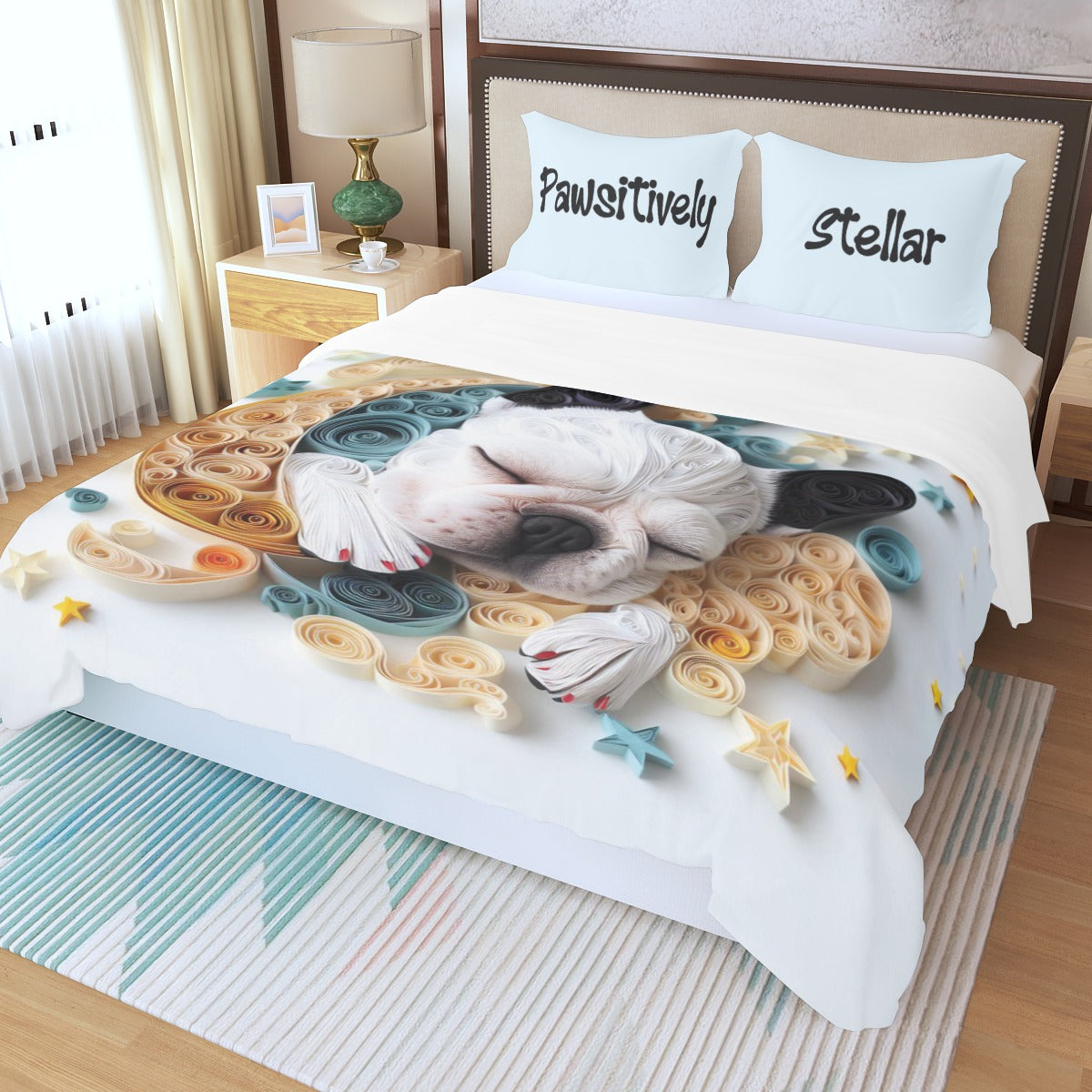 Secure-Fit French Bulldog专属 Pip - Bedding Set for Playtime