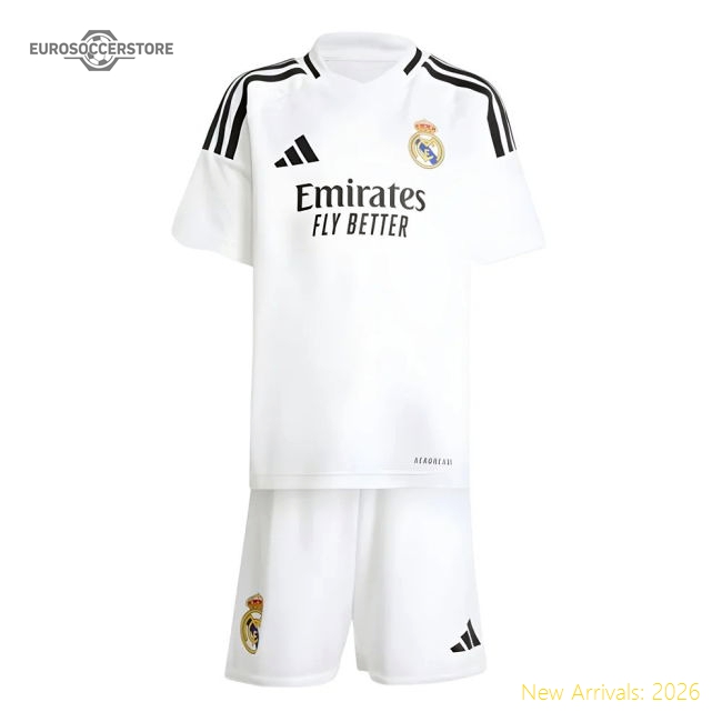 Real Madrid Official Home Jersey Primera Division Performance Fabric