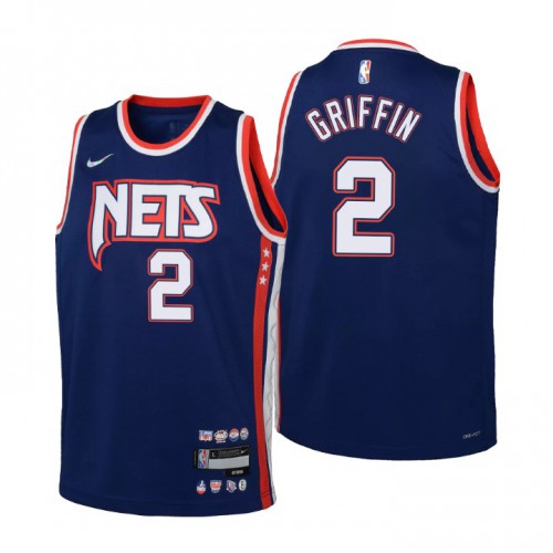 Brooklyn Brooklyn Nets #2 Blake Griffin Youth Nike Navy 2021/22 Swingman Jersey ¨C City Edition Youth