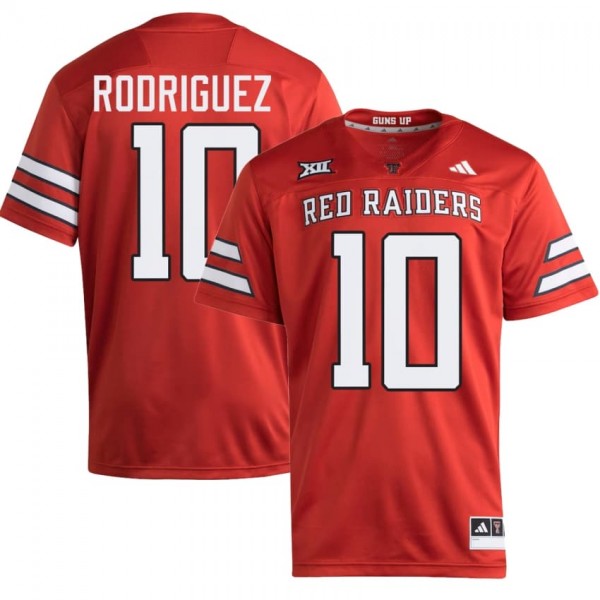 Men Rising Program #10 Jacob Rodriguez Men Red Game-day Ready Jersey