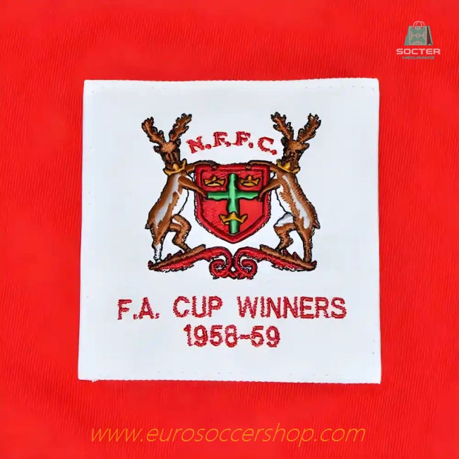 Nottingham Forest 1959 FA Cup Final Retro Football Shirt
