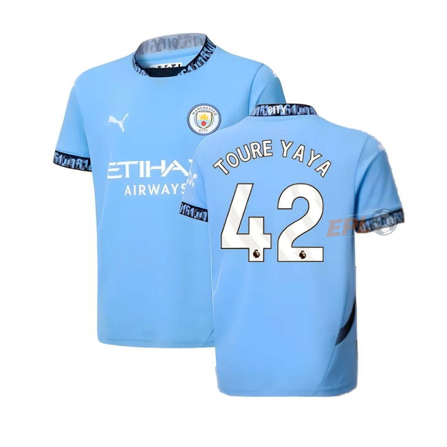 2024-20 Man City Soccer Jerseys top-grade Home Shirt - Kids