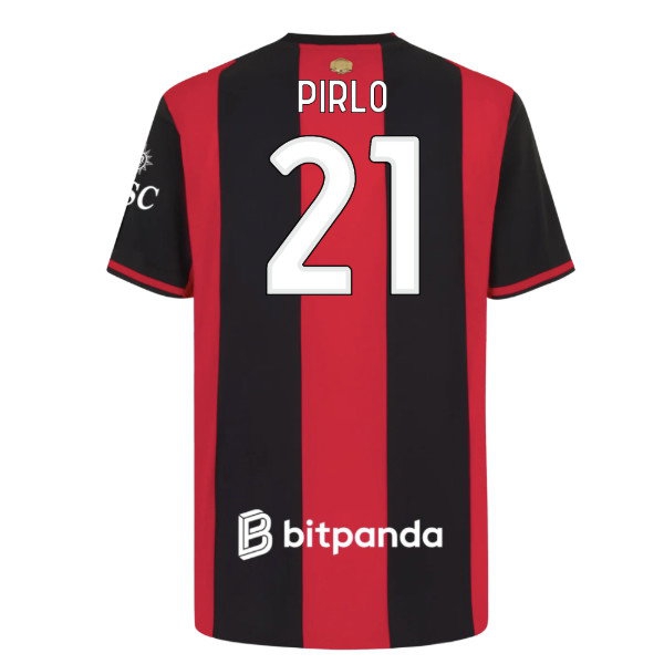 [DDJ] 2026-2027 AC Milan Authentic Home Shirt (Pirlo 21)