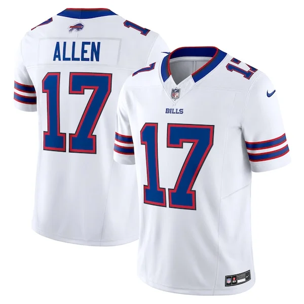 None Josh Allen Limited Jersey - White | NFL Player Jersey | NFL Footb