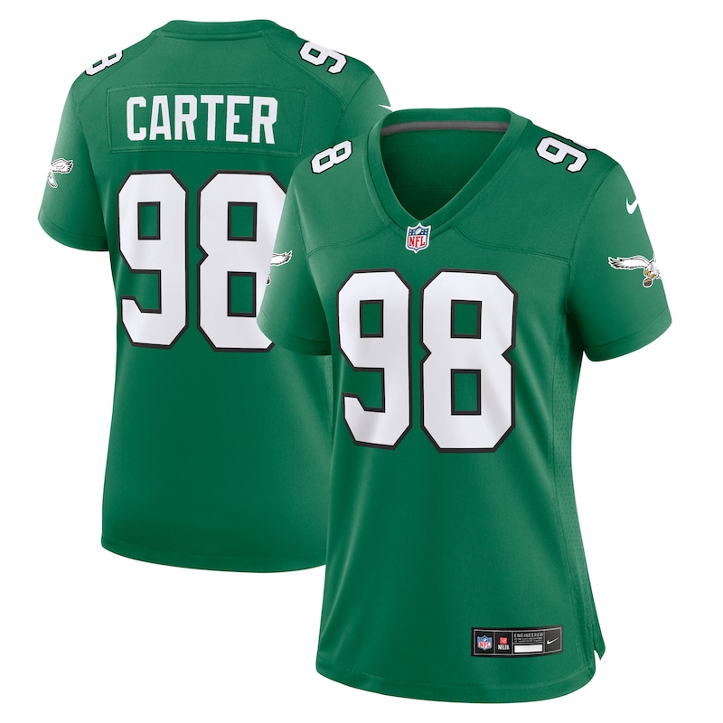 None Jalen Carter PHI Eagles Durable Game-Day Essential Football Appar
