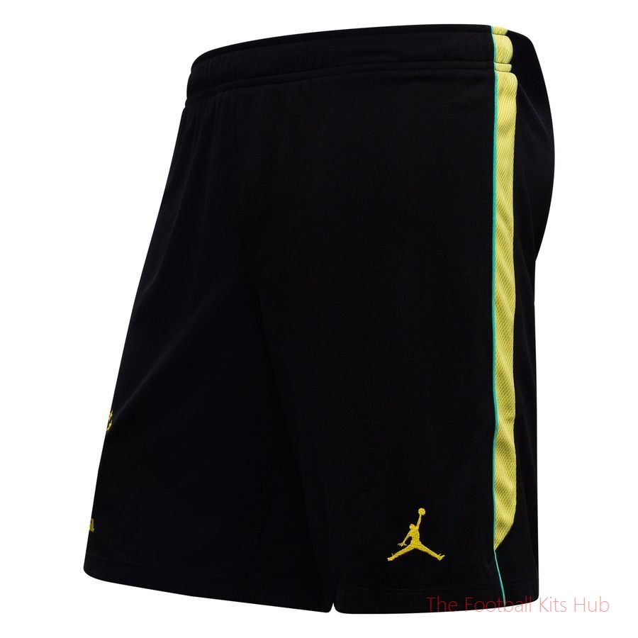 [LK] Brazil X Jordan Training Shorts Dri-FIT Academy Pro World Cup 2026 - Black/Yellow/Light Menta