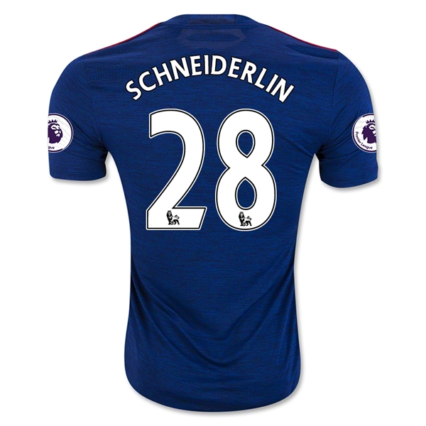 Match Quality Man Utd Manchester United Away 2016-17 SCHNEIDERLIN 28