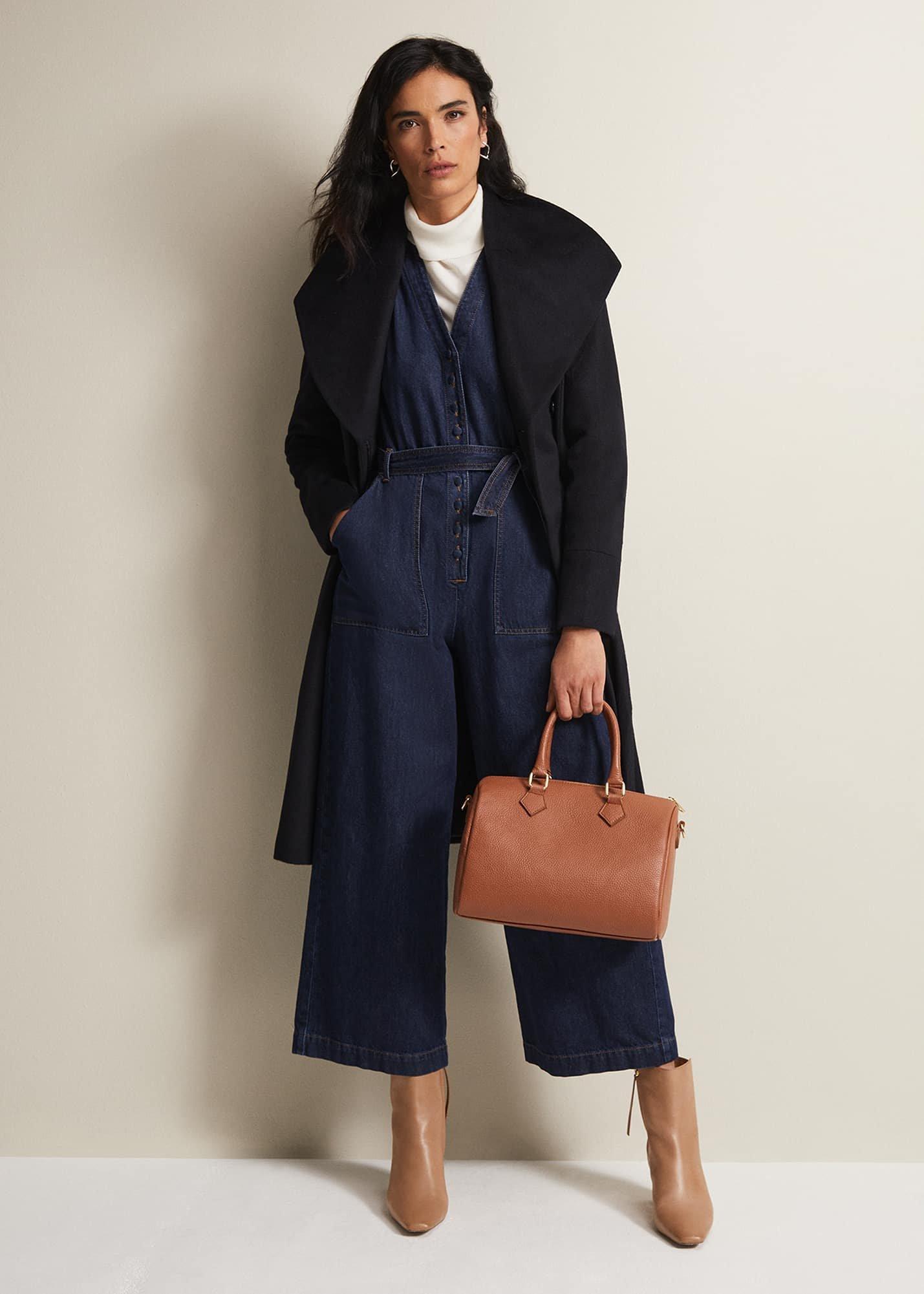 Nicci Belted Wool Coat