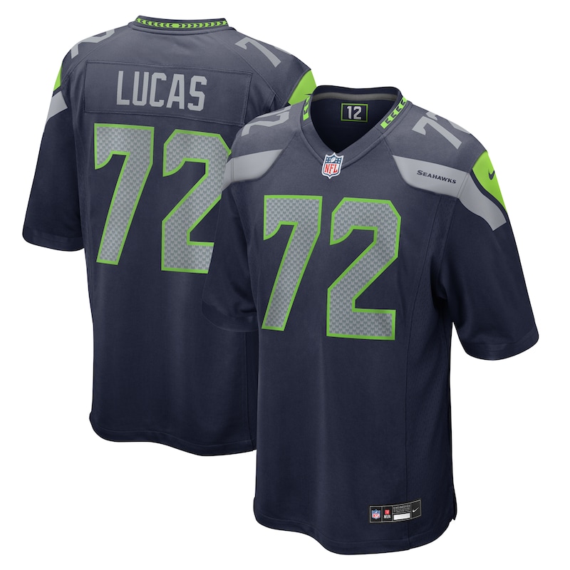 None Abraham Lucas SEA Seahawks Stylish High-Quality Jersey for NFL Fa
