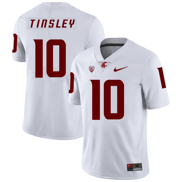 Men's None White 2024 game day Trey Tinsley #10 stitched Jersey