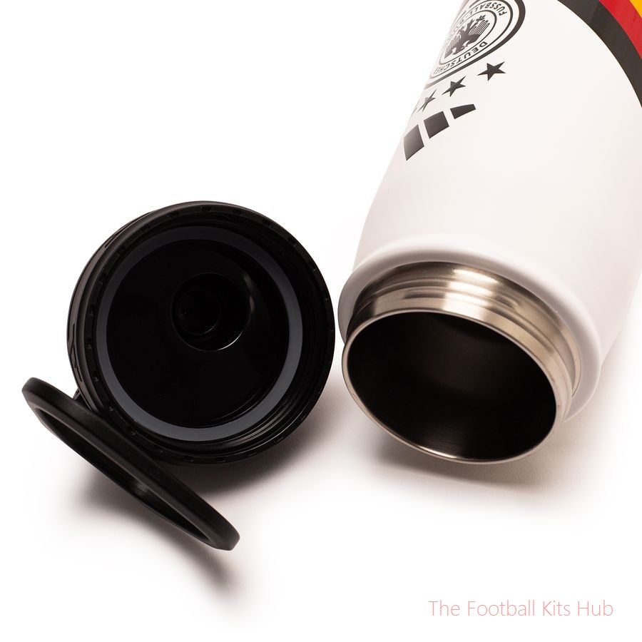 Germany Drinks Bottle Metal World Cup 2026 - White/Black