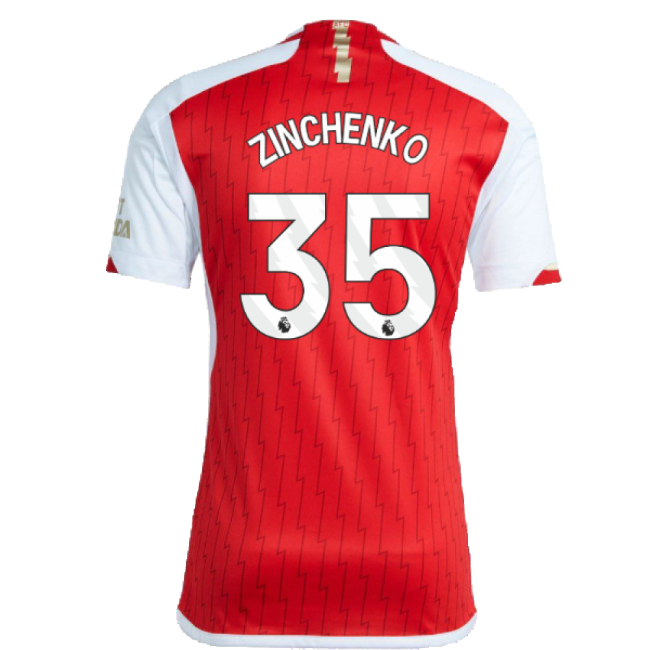 Zinchenko 35 Match Worn Style Arsenal Home Pro Shirt 2023-2024