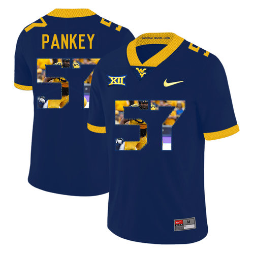 stitched Men's None Adam Pankey #57 Game 2024 Football Jersey
