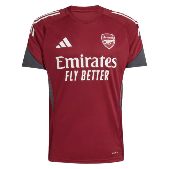 2025-2026 Arsenal EU Training Jersey (Burgundy) (Odegaard 8)