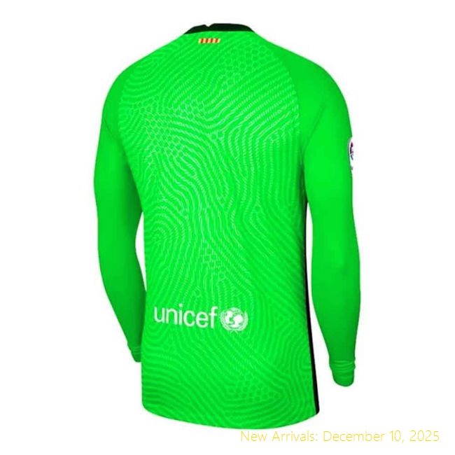 2020-2021 Barcelona Home Shirt - Genuine Fan Gear - Green Color