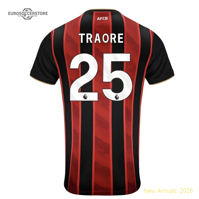 Bournemouth Traore Exclusive Home Jersey English Football Technology