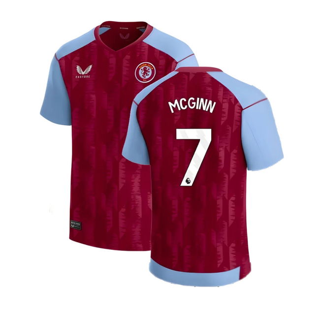Aston Villa Club Team Supporter Kit - Kids Version (McGinn 7)