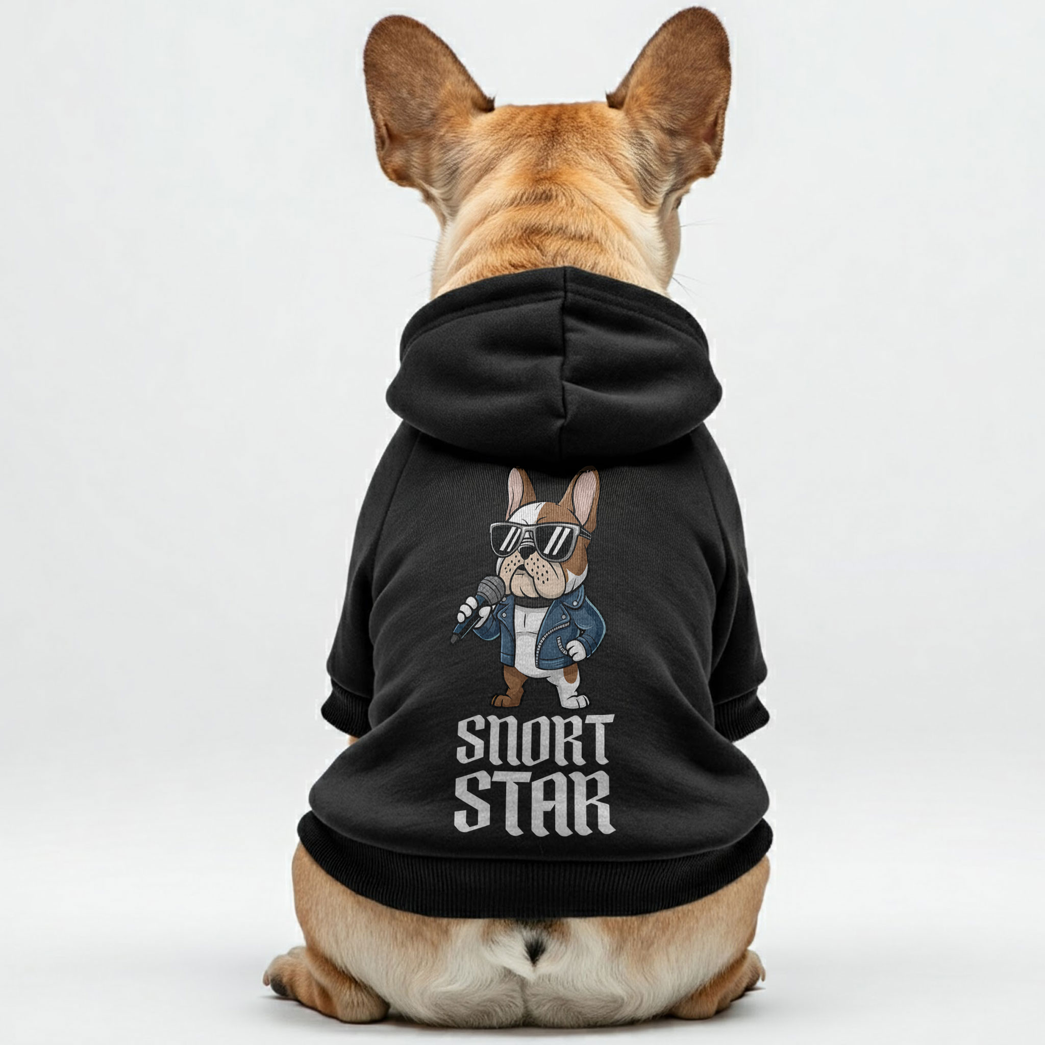 Pet-Lover Snort Star - Personalized French Bulldog Hoodies With Funny...