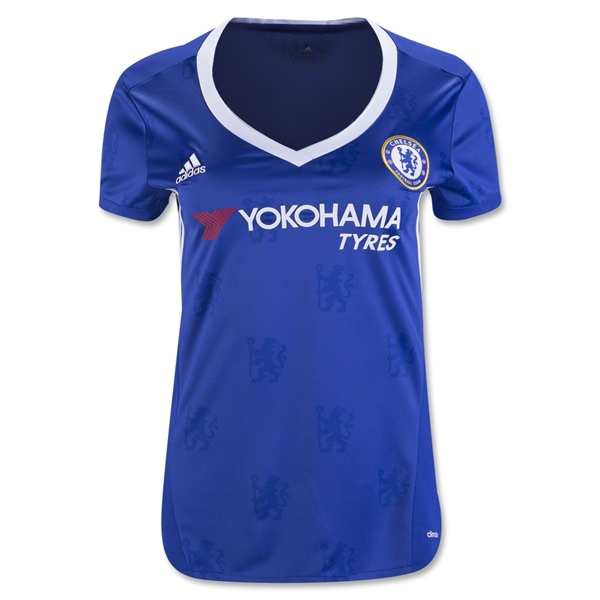 Moisture Wicking Women's Chelsea Home 201617 Soccer Jersey Shirt