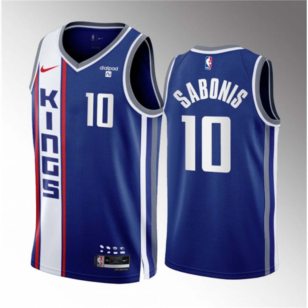 Performance Durable Men's SAC #10 Domantas Blue Basketball Jersey