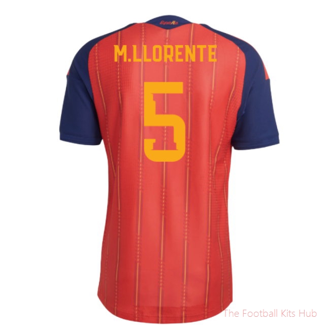 2026-2027 Spain Authentic Home Shirt (M.Llorente 5)