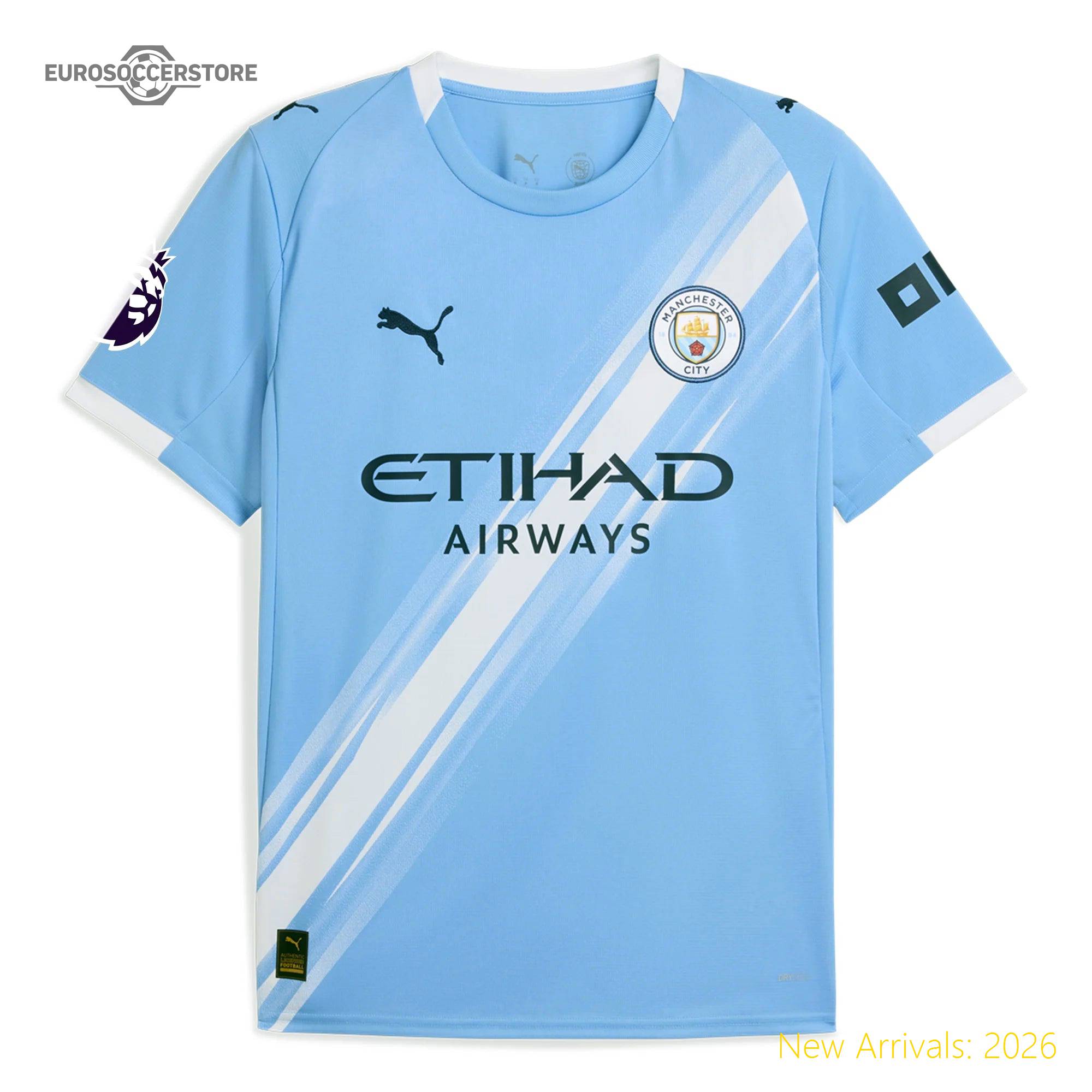 Premium-quality Kids Mci Football Star Home Jersey 2023