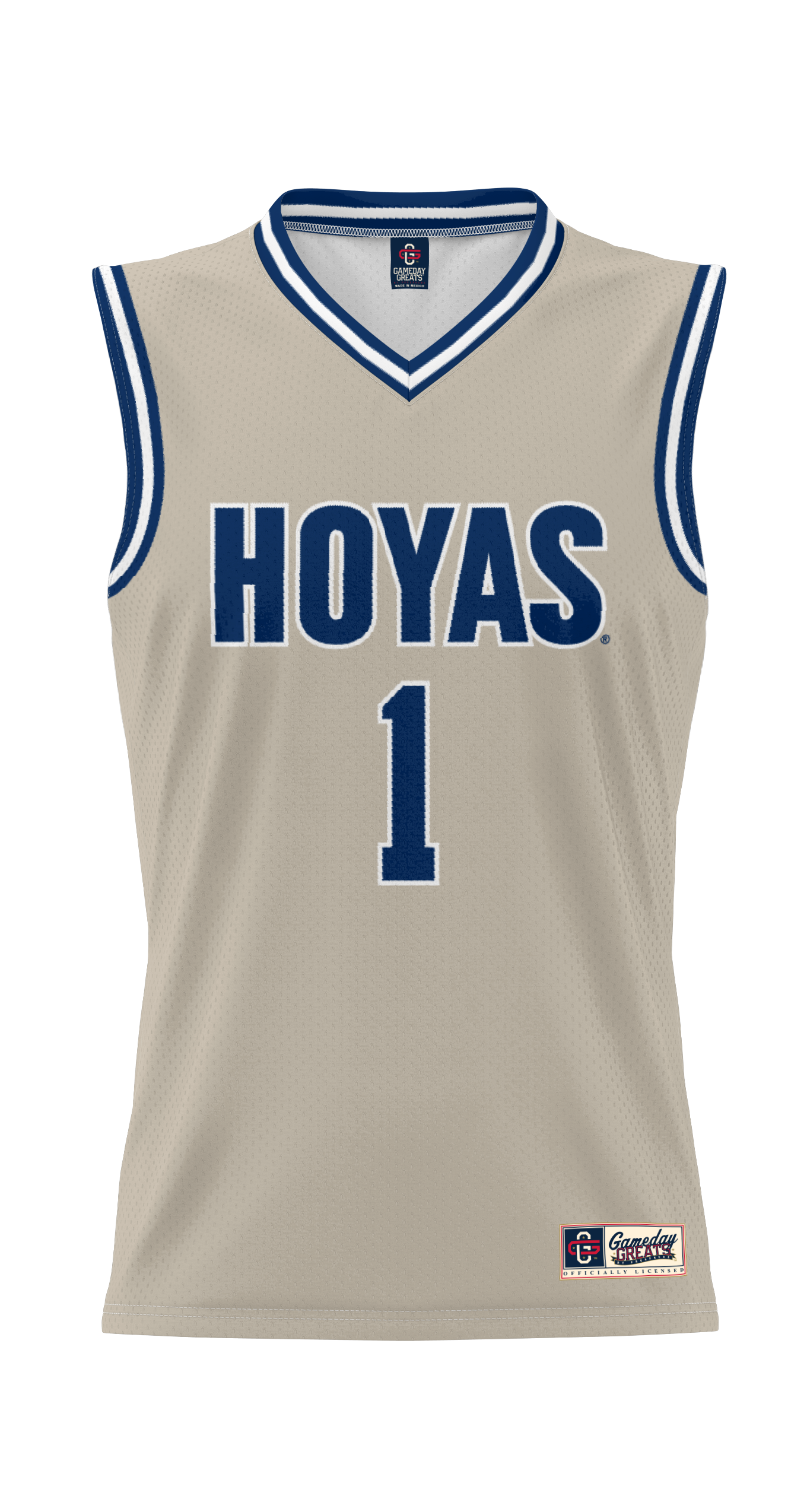 [DDG] Georgetown Hoyas GameDay Greats Youth Lightweight Basketball Jersey - Gray