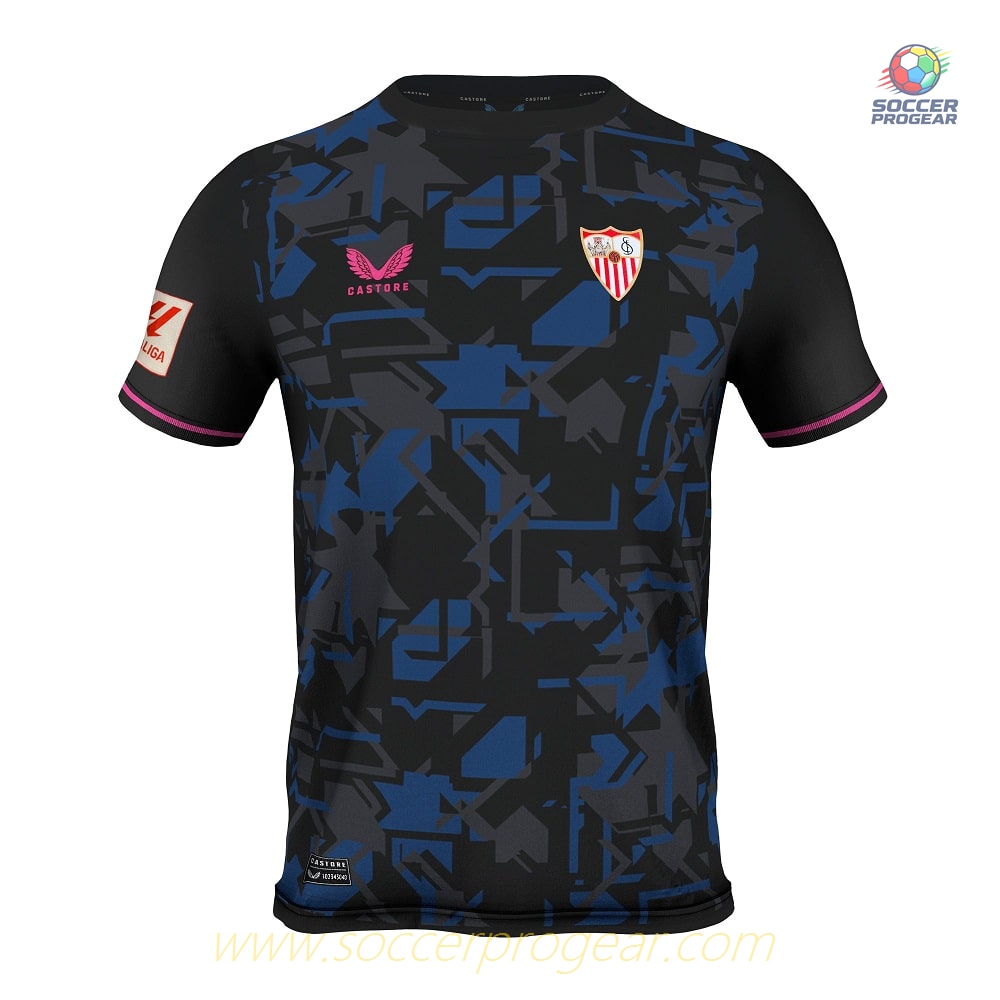 Sevilla FC Third Children Soccer Jersey 2023 2024