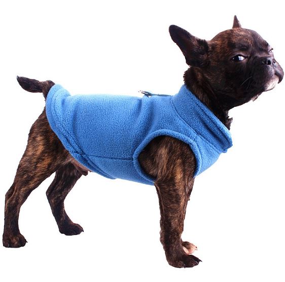 French Bulldog Fleece Vest French Bulldog Sweater Comfy Pet Outfit