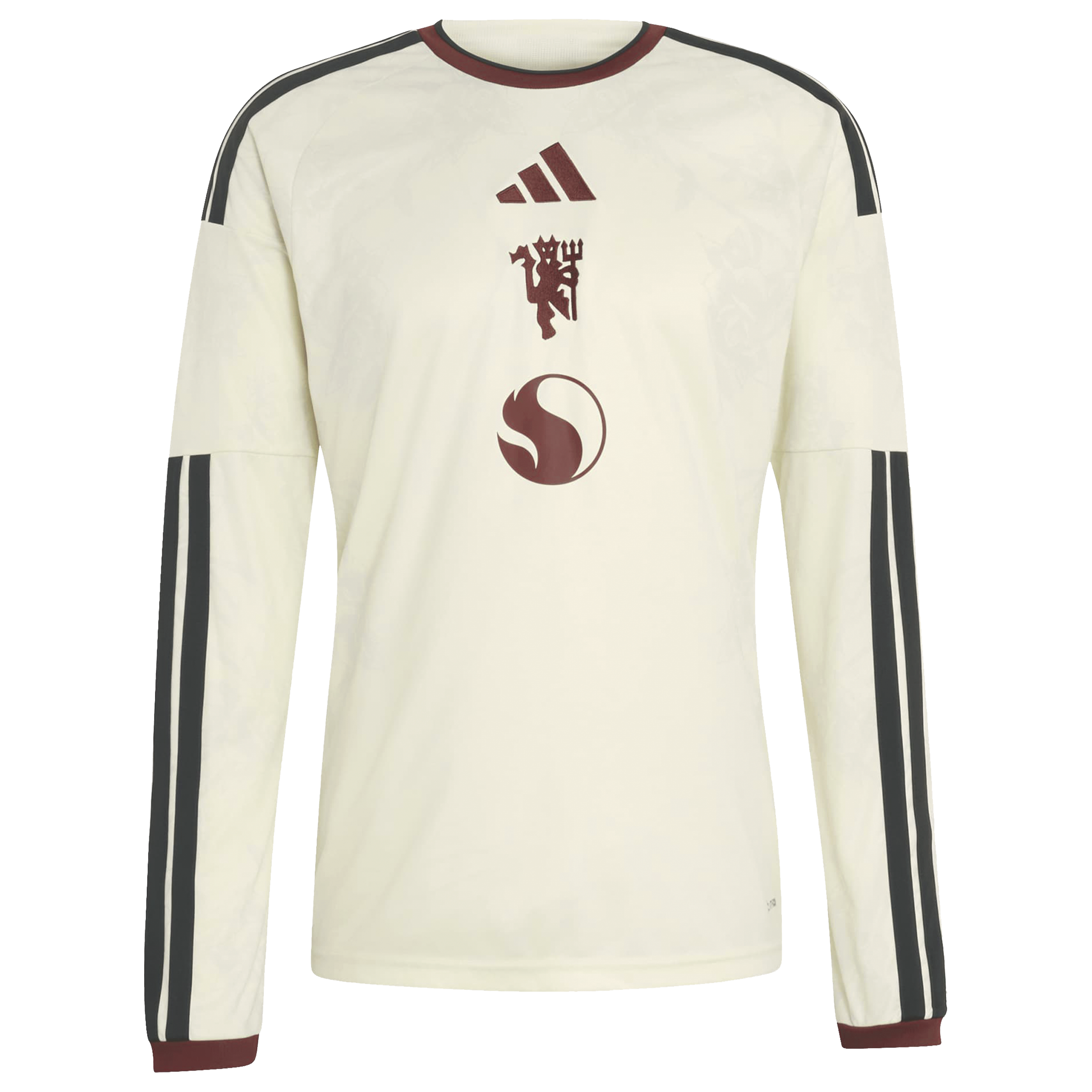[SJH] Mason Mount Manchester United 2026/27 Third Replica Long Sleeve Jersey - Cream