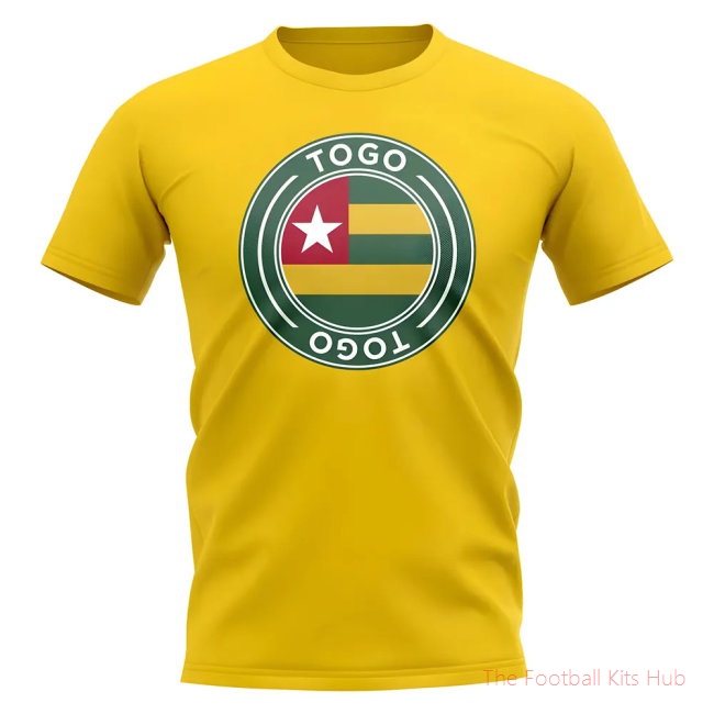Togo Football Badge T-Shirt (Yellow)