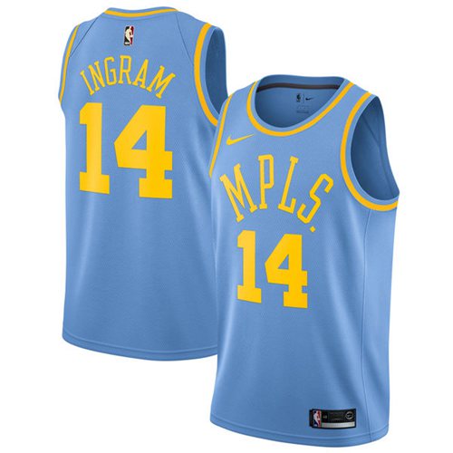 Blue Nike Angeles Lakers #14 Lakers Jersey - Quick-Dry NBA Fan Apparel