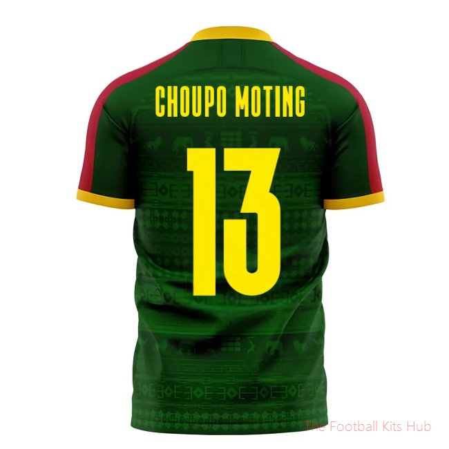 Cameroon 2025-2026 Home Concept Football Kit (Libero) (CHOUPO MOTING 13)