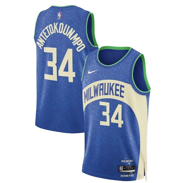 Giannis Antetokounmpo MIL Official Swingman Jersey - Premium