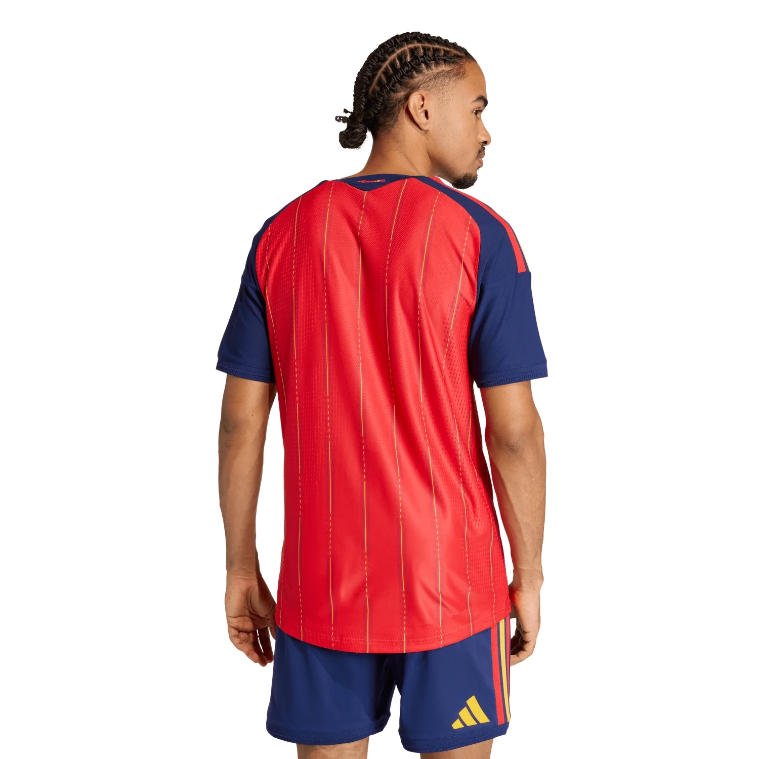 Spain 2026 Elite Home Jersey - Men's | Slim Fit Climacool+ Red Football Shirt with Jacquard Performance Design