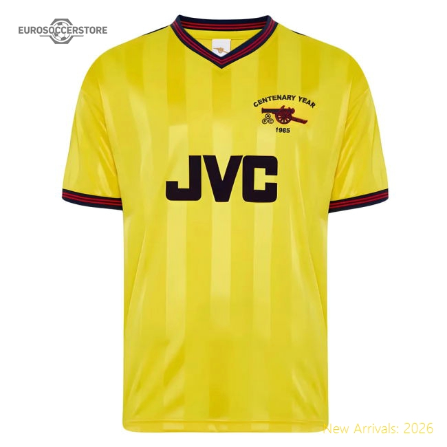 Arsenal Score Draw 1985 Centenary Away Shirt Liverpool Fan Merchandise